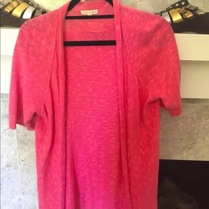 EILEEN FISHER BARBIE Y2K SHORT SLEEVE LIGHTWEIGHT SWEATER PRE LOVED XLNT Med l